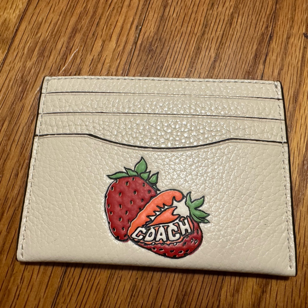 Coach Mini Rowan Bag and Cardholder ๐ Strawberry Print - 2 Pc $348 MSRP - Picture 7 of 15
